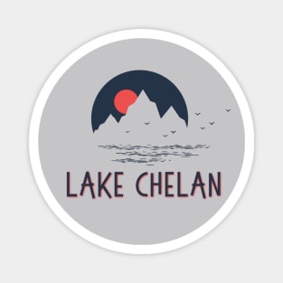 Lake Chelan Washington Outdoor Adventure Nature Magnet